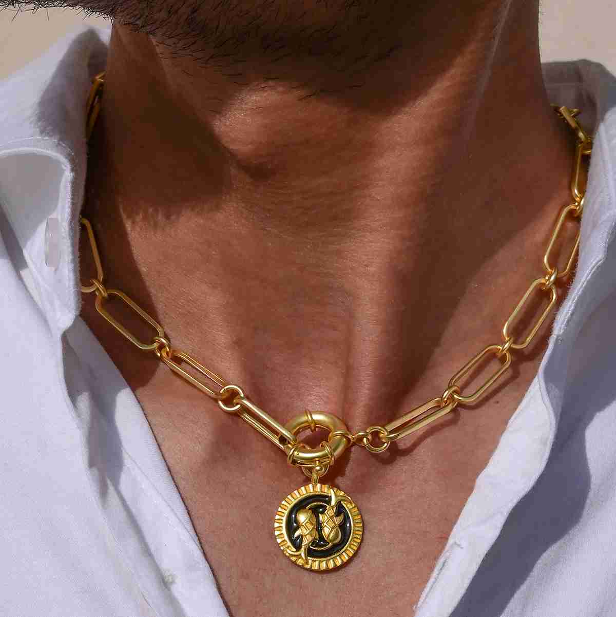 Zodiac Necklace for Men