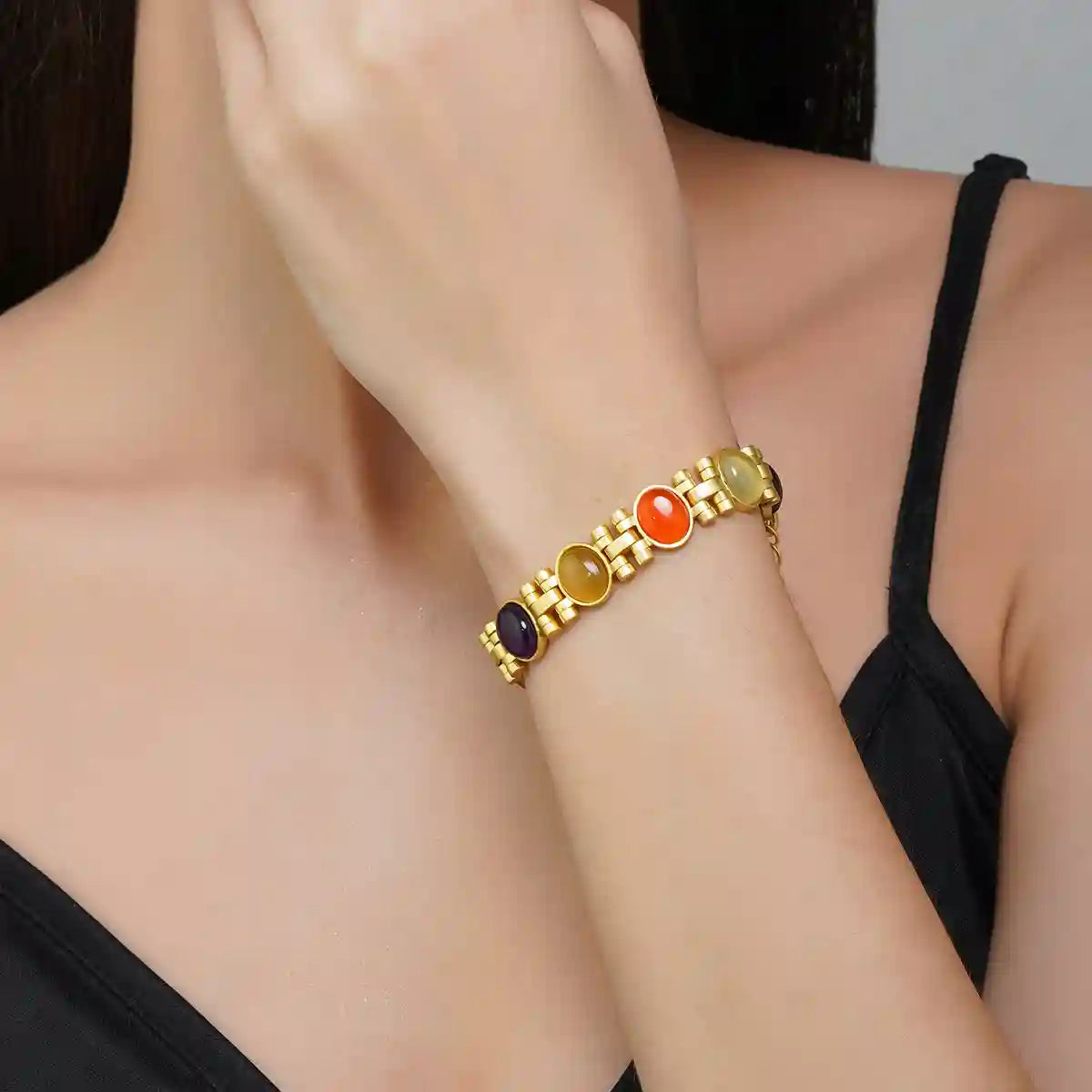 Power Moves Navratna Bracelet