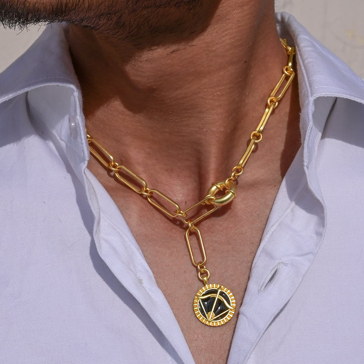 Zodiac Necklace for Men