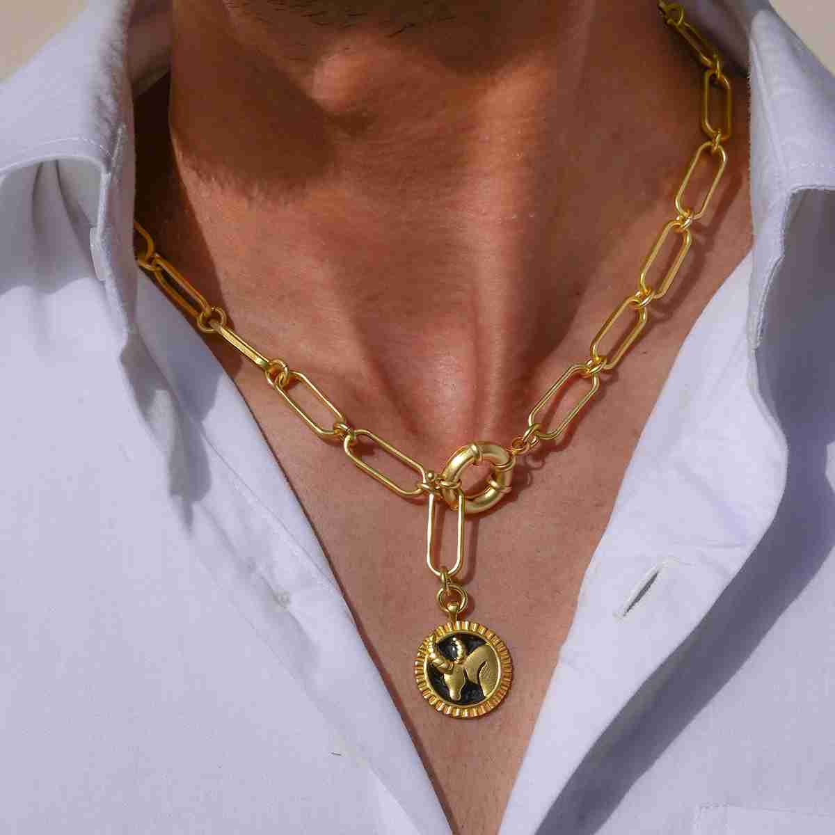 Zodiac Necklace for Men